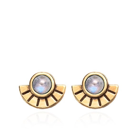 Pamela Love Jewelry - Pamela Love Moonstone Sunset Studs